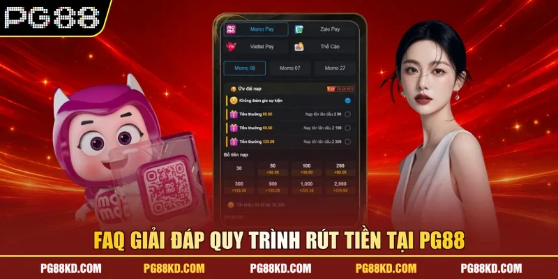 FAQ giải đáp quy trình rút tiền tại PG88