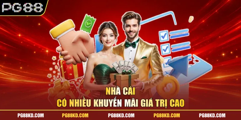 Nhà cái có nhiều khuyến mãi giá trị cao
